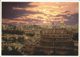 72327997 Roma Rom Sunset St. Angelos Castello Tiber Firenze - Autres & Non Classés