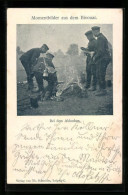 AK Soldaten In Uniform Beim Abkochen Im Bivouac, 1. Weltkrieg  - War 1914-18