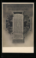 AK Eisernes Kreuz, Ehrung Für Die 1914-18 Gefallenen Mitglieder Des Vereins Junger Drogisten  - Guerre 1914-18