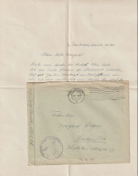 German Feldpost WW2 From Wimereux In France - 1. Batterie Marine-Artillerie-Abteilung 242 Posted 23.12.1942 W/letter Sig - Militaria