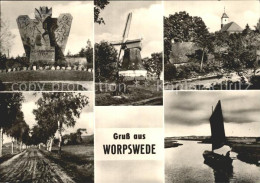 72327171 Worpswede Windmuehle Denkmal Segelboot  Worpswede - Worpswede