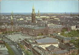 72327070 Kopenhagen Fliegeraufnahme Rathaus Schloss Christiansborg Kopenhagen  - Dänemark