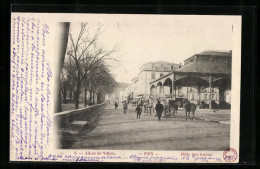 CPA Foix, Allée De Villote, Halle Aux Grains  - Foix