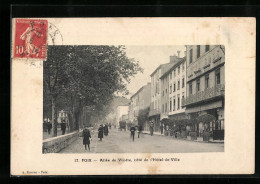 CPA Foix, Allée De Vilotte, Côte De L`Hôtel-de-Ville  - Foix