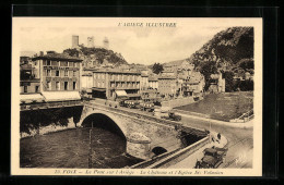 CPA Foix, Le Pont Sur L`Ariege, Le Château Et L`Eglise St-Voluisen  - Foix