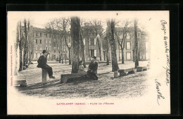 CPA Lavelanet, Place De L`Eglise  - Lavelanet