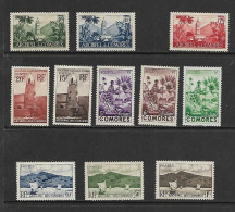 COMORES 1950/1952 COURANTS YVERT N°1/11 NEUF MLH*/MNH** - Neufs