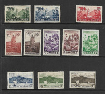 COMORES 1950/1952 COURANTS YVERT N°1/11 NEUF MLH*/MNH** - Ungebraucht