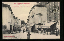 CPA Massat, La Place Et Avenue De St-Girons  - Saint Girons