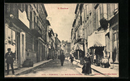 CPA Pamiers, La Rue Sainte-Helene  - Pamiers