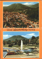 72326681 Bad Lauterberg Fliegeraufnahme Kurpark Fontaene Bad Lauterberg - Bad Lauterberg