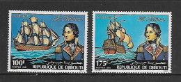 DJIBOUTI 1981 NELSON-BATEAUX  YVERT N°537/538 NEUF MNH** - Ships