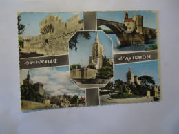 FRANCE POSTCARDS AVIGNON 1961 PAIR STAMPS  FREE AND COMBINED   SHIPPING - Autres & Non Classés