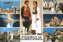 72326194 Dubrovnik Ragusa Tracht Fliegeraufnahme  Croatia - Croatia