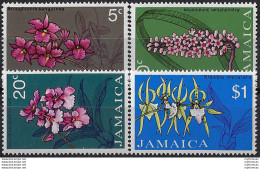 1973 Jamaica Orchids 4v. MNH SG N. 375/78 - Other & Unclassified