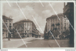 Ce312 Cartolina Milano Citta' Piazza Giovine Italia E Via Boccaccio 1925 - Milano (Milan)