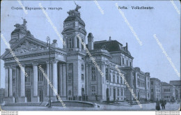 Cf150 Cartolina Sofia Voltkstheater Bulgaria - Altri & Non Classificati