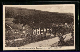 AK Herdorf, Mütter-Erhoungsheim Concordia Der Westfälischen Frauenhülfe Mit Strasse Und Umgebung  - Other & Unclassified