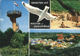 72324965 Schouwen Duiveland Moewe Turm Strand Camping   - Other & Unclassified