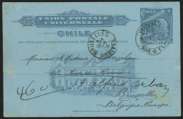 Ep 3c Gris Bleu De VALPARAISO/1905 Pour Bruxelles - Other & Unclassified