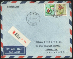 L. Recom Affr N°316+320 De ARU/1958 Pour Bruxelles + Au Dos "Avis Remis/maison Fermée" + Càd WATSA - Brieven En Documenten