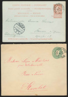 1 Ep 10c Brun Et Envel L 10c Vert Sc BLANKENBERGHE 1894 Et 1895 - Autres