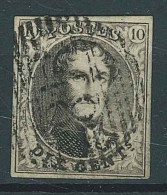 N°6, 10c Brun Papier Carton épais Bien Margé P18 Binche - 1851-1857 Medaglioni (6/8)