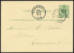 Ep 5c Vert Daté De Waetermael Sc BOITSFORT/1882 Pour Turnhout - Postkarten 1871-1909