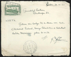 Document Des Chemins De Fer Affr. N° CF308 Càd Rectang ESSEN/1953. RR - Sonstige & Ohne Zuordnung