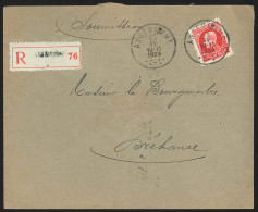 L. Recomm Affr N°212 De ANSEREMME/1924 Pour Dréhance - Lettres & Documents