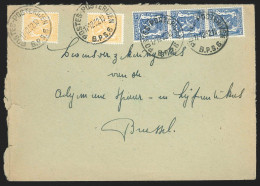 L Affr N°419 X2 + 4216 X3 Càd BPS 6  /1952 Pour Bruxelles - 1935-1949 Petit Sceau De L'Etat