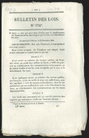 Bulletin Des Lois 1840 Sur La Poste + Articles Concernant La Belgique (transport Via La France) - Decrees & Laws