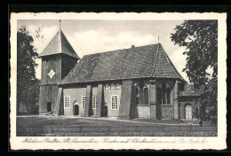 AK Müden /Oertze, St. Laurentius-Kirche Mit Glockenturm  - Autres & Non Classés