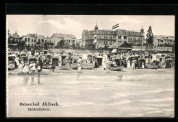 AK Ahlbeck, Szene Am Strand  - Sonstige & Ohne Zuordnung