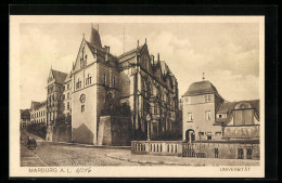 AK Marburg A. L., Blick Auf Die Universität  - Marburg