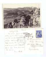 Österreich, 1954, AK Hohe Wand - Kanzelgrat, Frankiert Mit S 1,50 Trachten, Hüttenstempel Eicherthütte (13337E) - Altri & Non Classificati