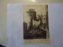 FRANCE   POSTCARDS  LA HUNAUDAIE CASTLE  1903 STAMPS  FREE AND COMBINED   SHIPPING - Other & Unclassified
