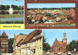 72324075 Wittstock Fontaene Teilansicht Groepertor Rathaus Wittstock - Wittstock