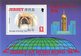 JERSEY BLOC YT 8 HONG KONG 1994 NEUF** MNH - Jersey