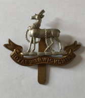 NSIGNE ANGLAIS DE CASQUETTE ROYAL WARWICKSHIRE REGIMENT 6 Th REGIMENT - 1914-18