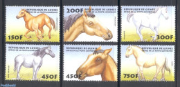 Guinea, Republic 1999 Horses 6v, Mint NH, Nature - Horses - Sonstige & Ohne Zuordnung
