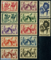 Mauritania 1939 Definitives 12v, Mint NH - Autres & Non Classés