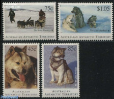 Australian Antarctic Territory 1994 Dogs 4v, Mint NH, Nature - Science - Dogs - The Arctic & Antarctica - Autres & Non Classés