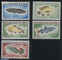 Mali 1976 Fish 5v, Mint NH, Nature - Fish - Poissons