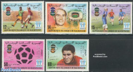 Mauritania 1978 Football Winners 5v, Mint NH, Sport - Football - Autres & Non Classés