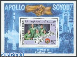 Mauritania 1975 Apollo-Soyuz S/s, Mint NH, Transport - Space Exploration - Autres & Non Classés