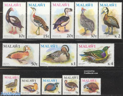 Malawi 1975 Definitives, Birds 13v, Mint NH, Nature - Birds - Ducks - Geese - Malawi (1964-...)