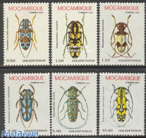 Mozambique 1978 Beetles 6v, Mint NH, Nature - Insects - Mozambico