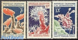New Caledonia 1964 Noumea Aquarium 3v, Mint NH, Nature - Shells & Crustaceans - Crabs And Lobsters - Unused Stamps