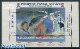 Philippines 1998 Postal Service Centenary S/s, Mint NH, Post - Poste